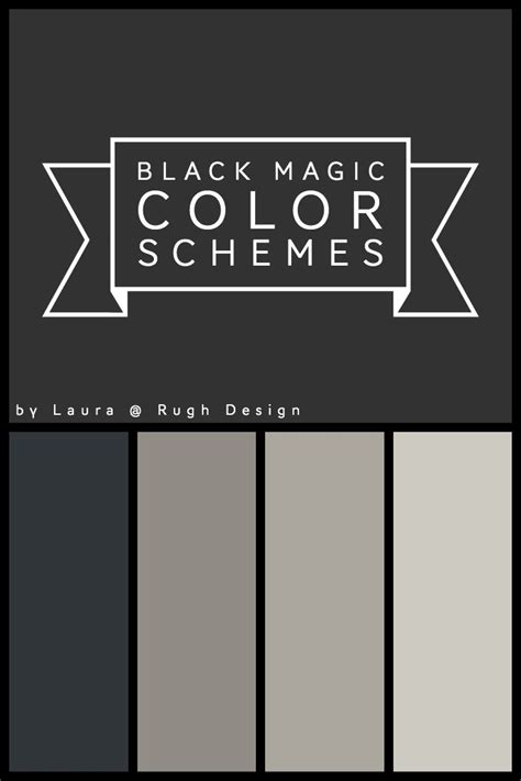 The Subtle Beauty of the Black Magic Color Palette in Minimalist Fashion